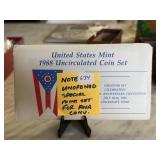 SEALED 1988 SPECIAL UNC SET FOR THE ANA