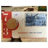 1973 BICENTENNIAL 1ST DAY COVER