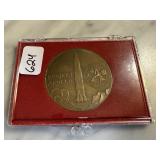 PROJECT APOLLO BRONZE COIN MEDAL