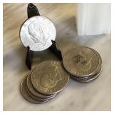 LOT OF 10 MIXED DATE IKE DOLLARS