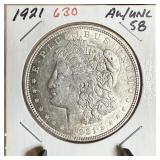 1921 MORGAN SILVER DOLLR HIGH GRADE