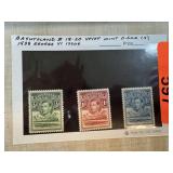 1938 GEORGE VI ISSUE BASUTOLAND #18-20