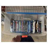 LARGE BIN BLU RAY DVDS
