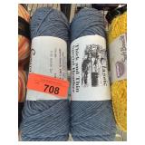 2 SKEINS COUNTRY CLASSIC SPECIAL HEATHER YARN