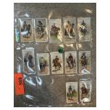 SET OF RIDERS OF WORLD HORSE TOBACCO CARDS