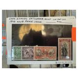 1946 WWII PEACE ISSUE SET 4 COOK ISLANDS SUPERB