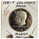1981-D GEM CAMEO JFK PROOF NICE COIN