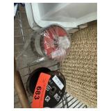 2 WOODEN SPOOLS OF ASIAN SILK YARN