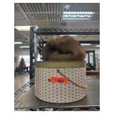 GORGEOUS VINTAGE CECILE NY FUR HAT WITH BOX