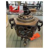 ASIAN LIDDED COMPOTE INCENSE BURNER