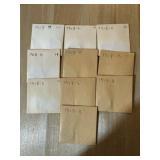 LOT OF MIXED DATE TEEN WHEAT PENNIES CENTS