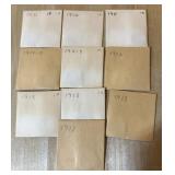 LOT OF MIXED DATE TEEN WHEAT PENNIES CENTS