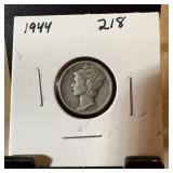 1944 MERCURY SILVER DIME