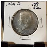 1964-D JFK SILVER HALF DOLLAR