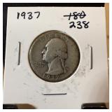 1936-S WASHINGTON SILVER QUARTER
