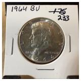 1964 JFK SILVER HALF DOLLAR BU