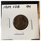1909 VDB WHEAT PENNY CENT