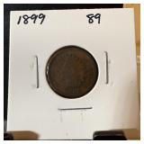 1899 INDIAN HEAD PENNY CENT