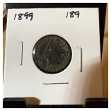 1899 INDIAN HEAD PENNY CENT