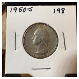 1950-S WASHINGTON SILVER QUARTER