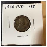 1960-D/D DOUBLE DIE MEMORIAL PENNY CENT