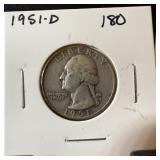 1951-D WASHINGTON SILVER QUARTER