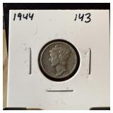 1943 MERCURY SILVER DIME