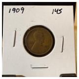 1909 WHEAT PENNY CENT