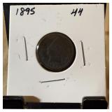 1895 INDIAN HEAD PENNY CENT