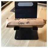 ROLL OF STEEL WHEAT PENNIES CENTS