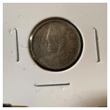1937 EGYPT SILVER 2 PIASTRES