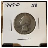 1957-D WASHINGTON SILVER QUARTER