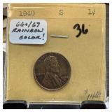 1940-S WHEAT PENNY CENT HIGH GRADE
