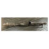 CUTE VINTAGE TIE CLASP KNIFE & FORK