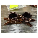 VINTAGE MID CENTURY COPPER EARRINGS