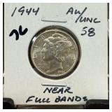 1944 MERCURY SILVER DIME