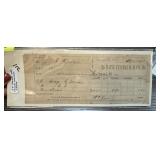 ANTIQUE 1881 MAINE RAILROAD RECEIPT