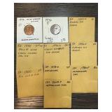 LOT OF 10 MIXED ERROR COINS