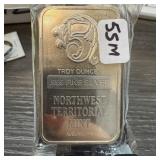 5 TROY OUNCES SILVER BULLION BAR