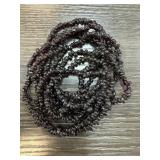 LARGE GARNET BEADED NECKLACE