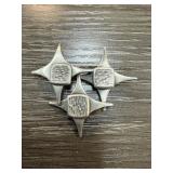 VINTAGE COROCRAFT MID CENTURY BROOCH / PIN