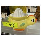 VINTAGE CERAMIC CHICKEN JUICER SARSPARILLA