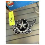 STAR & WINGS BELT BUCKLE
