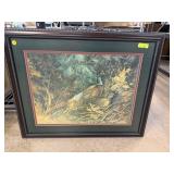 LARGE FRAME PHEASANT PRINT / PIC