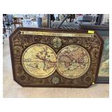 LARGE WORLD MAP DISPLAY 1628 DISPLAY