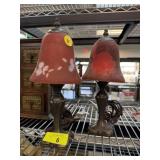 2PC MATCHED BOUDOIR LAMPS