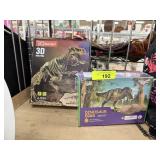 2PC NEW STEM DINOSAURS 3D MODEL / EGGS
