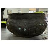 VINTAGE TIBETAN HAND WROUGHT BOWL