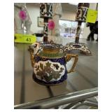SMALL CHINESE CLOISONNE LIDDED TEAPOT