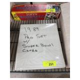 1989 PRO SET FOOTBALL CARDS W SUPER BOWL CARDS